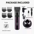 SHINON SH-7627 Professional Electric Hair Trimmer with LCD. 