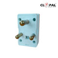 Clopal 15A Round 3 Pin Multi Plug & Socket with Fuse Protection. 