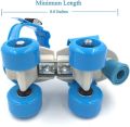 Baby Quad Roller Skates - Toys Adjustable Kids Suitable Quad Roller Skates (Random Color) - Size 6 to 12 Years - Inline Skates Double Row Roller Skates Adjustable Size Children Roller Skates 4 Wheels Skating Shoes Sliding Skates. 