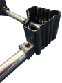 Fridge Stand Adjustable Size Stand Black Base for Refrigerator 4 Strong Feet Cabinet Stand. 