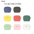 For JBL TUNE 215TWS Waterproof Protective Case with hooks Soft Silicone Protective Skin Sleeve For JBL Tune 215TWS Charging Case. 