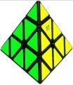 Rubik's 2024 Pyramid Speed Rubik's Cube - Black Color - Sticker Cube. 