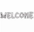 Welcome -Golden Alphabet Letter Balloons Aluminum Hanging Foil Film Ballon Baloon Mylar Balloons Air Balloon  -Welcome. 