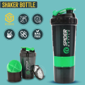 Syedna Ecommerce 3-in-1 Spider Protein Shaker Bottle - 500ml Capacity - BPA-Free Plastic - Temperature-Proof - Leak-Proof Bottle - Premium Quality Design - Perfect for Gym, Sports, Water, Cycling, Fitness Men & Women. 