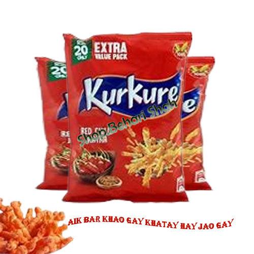 Kurkure Red Chilli Jhatka Flavor Punch (12pcs)