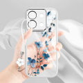 VRQR With Woven Hanging rope Phone Case For Oppo Reno 13 5G Reno 13 F Reno13 Pro 5G 13F Beautiful flower vine anti fall Back Case. 