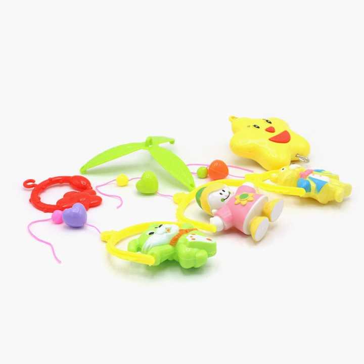 Newborn Baby Musical Crib Toys Attachments Cot Mobile With Hanging Rotating Toys, Sweet Cuddles Musical Cot Mobile Tweety-Harmonious Music Box, Cartoon Rattles For Babies Boy Girl 0-24 Months, Newborn Baby Activity Play Set Best Gift For Baby