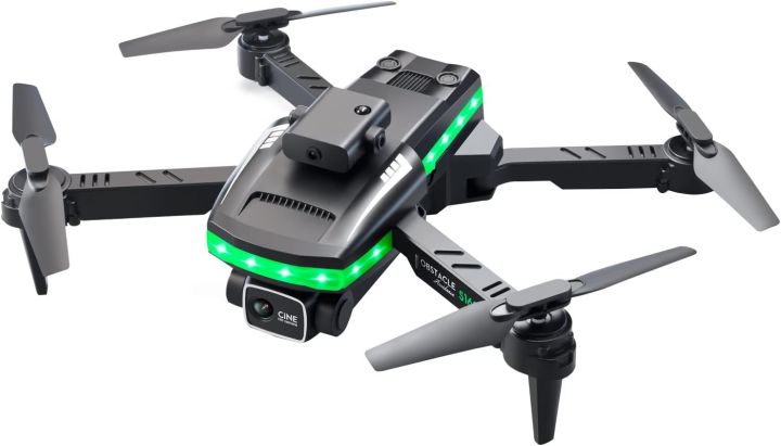 S162 Pro 2.4g Wifi Mini Drone 4k Professional Camera Obstacle Avoidance Drones Helicopter Remote Control Quadcopter Rc Toys Foldable