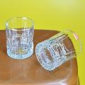 Pack of 6 Crystal Water Glasses Clear Glass Set Of 6 280 ML. 