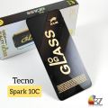 Tecno Spark 10C - Oleophobic coated OG Gorilla Glass - Most Premium Quality - Full Coverage Tempered Glass - Extra Smooth touch - With Cleaning Wipes. 