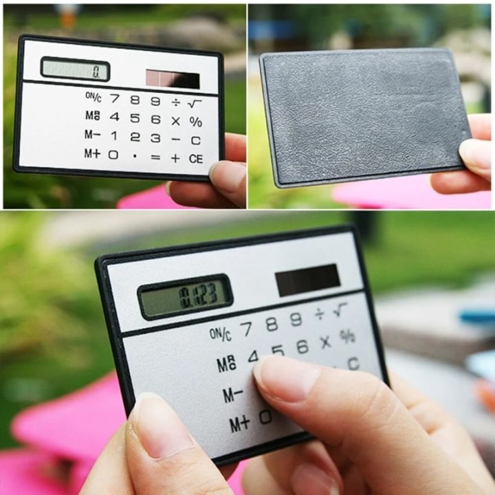 Small Basic Standard Calculator Solar Powered Calculator with 8 Digit Clearly Display and Sensitive Button for Business 896C