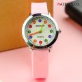 Little Girls Candy Watch High Quality Children Boys Colorful No. Scale Easy Learn To Time Silicone Birthday. 