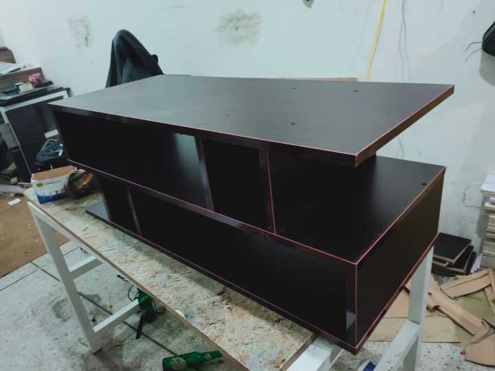Wooden Laminated Sheet Led Tv Table Stand Unit Console D3 rack led Tv Stand