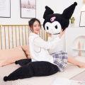 Kuromi Doll Plush Toy Pillow Cartoon Cute Little Devil Girl Sleeping Bedhead Cushion40cm. 