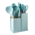 20 Sets Of Silicone Kitchenware Spoon And Quality Knife. 
