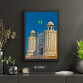 Historical Places | Picture Frame | Historical 01 | Size 12x18 | Al Ghani. 