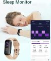 HUAKUA Fitness Tracker Watch with Heart Rate/Sleep Monitor, Waterproof Watch with Alarm Clock, Calorie Step Counter, Pedometer Health Smart Watch for Women Men, Call Message Notifications (Yellow). 