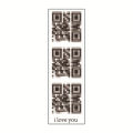 Instagram Scan Surprise Confession QR Code Creative Little Fresh Girl Cartoon Tattoo Sticker Customization. 