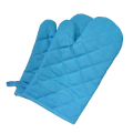 Oven Mitts Kitchen Plain Gloves Oversized Quilted Polyester Cotton Kitchen Cooking Gloves, Heat Resistant, (1 Pair ). 
