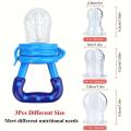 Silicone Baby Food Feeder Pacifier - Nibbler for Fresh Fruits and Weaning, Baby Teeth & Dental Care. 