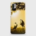 Xiaomi Redmi Note 10 5G Cover - SkinLee HQ Hard Case - Lovely SandhillCrane Dance - SKINLEE-451-1-978-702. 