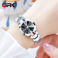 OPK Watch for Women  Waterproof Fashion Korean Style Diamond Dial Luminous Calendar Stainless Steel Ladies Relo 8105. 