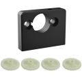 BRADOO 4Pcs Main Drive Gear 38T for SG 1603 SG 1604 SG1603 SG1604 1/16 RC Car Spare Parts & 1x Motor Mount Holder Fixed Base. 