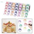 Day of The Week Stickers Date Labels for Kitchen Restaurant Food Container. 