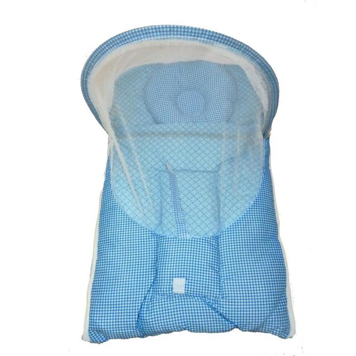 Blue Baby Sleeping Bag With Mosquito Net