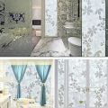 Techmanistan Flower Design Self-Adhesive Privacy Glass/Window Film - 45x200 cm. 