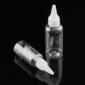 10-200ml Clear Empty Dropper Bottle with Cap Plastic Nozzle Dropper Caps. 