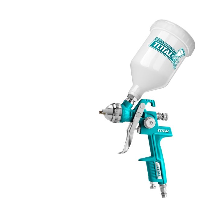 TOTAL 600cc HVLP Air Spray Gun For Finishing Coat TAT10601