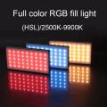 Hot RGB-T12PRO RGB Photo and Panel 360 Video Rechargeable Light Camera Lighting Equipment Led Video Shooting Set for Tiktok, Portable RGB Camera Light,. 