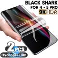 2Pcs Hydrogel Film on the Screen Protector For Xiaomi Black Shark 5 4 3S 3 Pro Screen Protector For Black Shark 5 Pro Non Glass. 