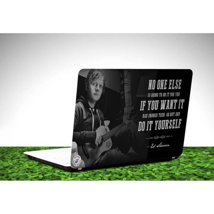 Ed sheeran Music Laptop Skin Vinyl Sticker Decal, 12 13 13.3 14 15 15.4 15.6 inch Laptop Skin Sticker Cover Art Decal Protector Fits All Laptops
