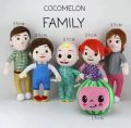 World Top Kids Brand Cocomelon Stuffed Doll Toys Cartoon Characters Family Doll Toy Lovely Stuffed Cushion Pillow Doll Soft Toy For Kids Children Boy Girl Birthday Gifts Cocomelon Plush Toy Cartoon Tv Series--6 pieces family set. 