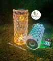 Bluetooth Speaker USB Crystal Rose Lamp RGB Color changing Modern LED Crystal Table Lamp Touch & Remote Controlled Projector. 