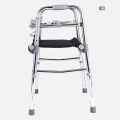 Walker with Seat For Adults, Elderly rollator Walking Frame, Elderly Walker- Up And Down Stairs Walker Lightweight Aluminum Adjustable Mobility Walking Aid-Retractable. 