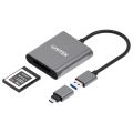 UNITEK XQD Card Reader, Unitek USB3.1 Gen1 Type A to XQD, Portable Aluminum Memory Card Adapter, Compatible for Sony Lexar Nikon Card ORIGINAL UK ZONE STOCK. 