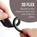 Panasonic Wings Wireless Bluetooth in Ear Earbuds Sport Headphones with Mic + Controller and Flashing LED's RP-BTS50-K (Jet Black), IPX5 Water Resistant. 