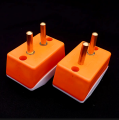 2 Pcs Multi Plug 2 Pin Multi Socket Electric Plugs and Power Socket for Household Electrical Appliances Multi Plug. 