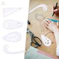 4x Multi Purpose French Curve Ruler DIY Tailors Pattern Maker Sewing. 