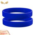 2Pcs Fashion Silicone Wristbands Wrist Bands Solid Color Sports Design Bracelets. 