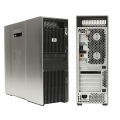 HP Z600 Tower Workstation Barebone with Intel Xeon E5-5650 (Hexa Core) Dual Processors - 16GB Ram DDR-3 - 1TB HDD - 128GB SSD - 4GB 128bit DDR3 Low Profile Graphics Card. 