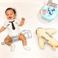 Pilot Costume Baby Onesie Unisex New Born Baby Clothes. 