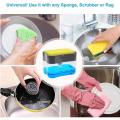 Liquid Soap Dispenser for Kitchen sink & Sponge Holder for Dishwasher. 