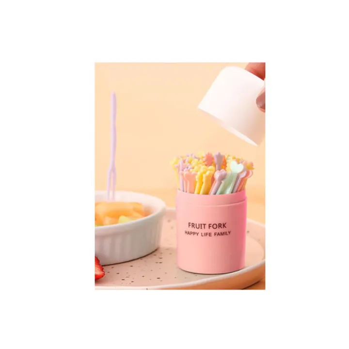 50Pcs/Set%20Cute%20Fruit%20Fork%20Candy%20Color%20Mini%20Fruit%20Picks%20Child%20Cartoon%20Plastic%20Household%20Snack%20Dessert%20Forks%20Bento%20Accessories%20-%20Image%205