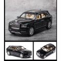 Die-Cast Rolls-Royce Cullinan SUV Model Car Toy with Sound and Light 1/24 Scale Pull Back. 