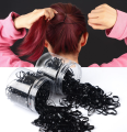Black Beauty Rubber / Plastic Hair Bands | Hair Band | Rubber Hair Tie | Light Weight Rubber Hair Bands. 