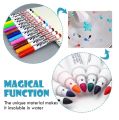 7pcs Marker With 1 Spoon 8 pcs Set Magical Water Painting Pen Colorful Mark Pen Markers Floating Ink Pen Doodle Water Pens Children Montessori _KIT_. 